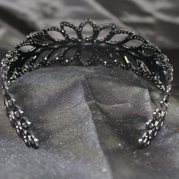 Black headband with Rhinestones - Picture 2 of 3